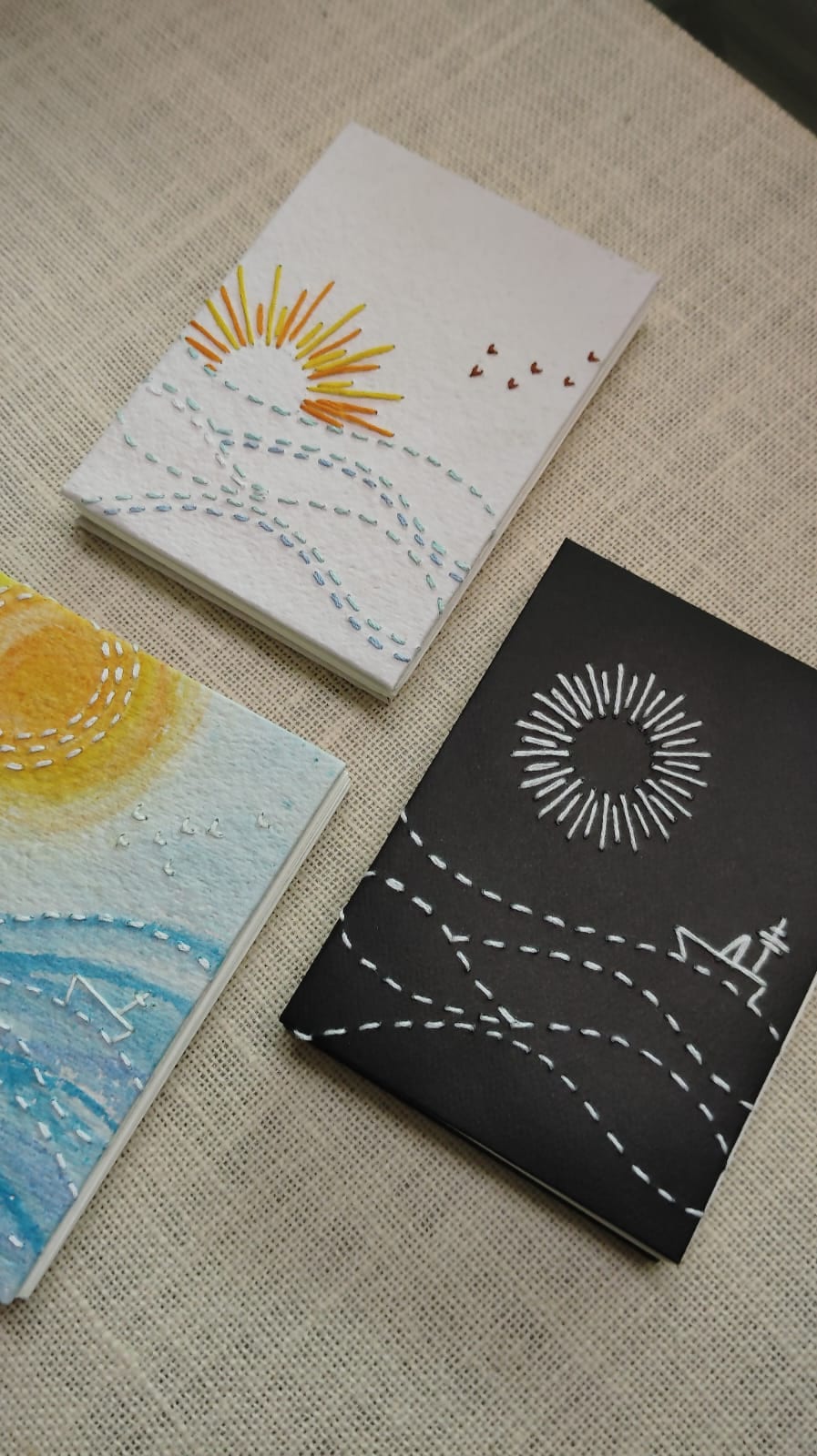 Heritage A4 guestbook bound in handloom cotton with cotton-rag pages — wedding-worthy